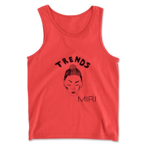 MIRI 'Trends' Tank Top (Red/Grey)