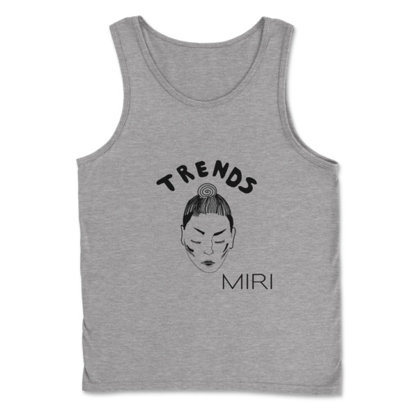MIRI 'Trends' Tank Top (Red/Grey)