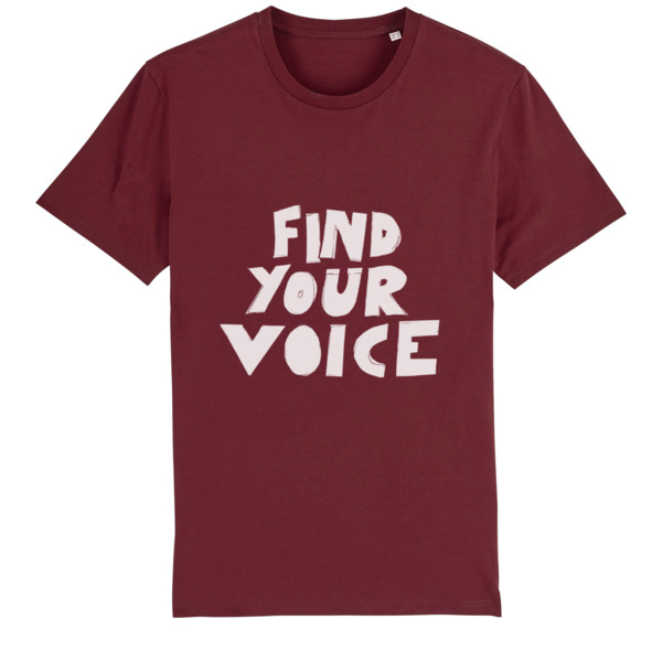 Find Your Voice Eco Tee (7 Colours)